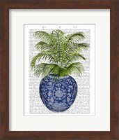 Chinoiserie Vase 6, With Plant Book Print Fine Art Print