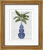 Chinoiserie Vase 7, With Plant Book Print Fine Art Print
