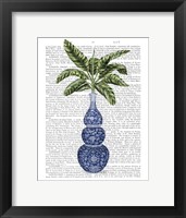 Chinoiserie Vase 7, With Plant Book Print Fine Art Print