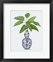 Chinoiserie Vase 1, With Plant Fine Art Print