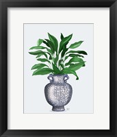 Chinoiserie Vase 2, With Plant Fine Art Print