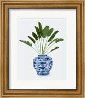 Chinoiserie Vase 5, With Plant Fine Art Print