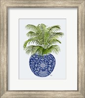 Chinoiserie Vase 6, With Plant Fine Art Print