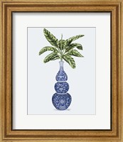 Chinoiserie Vase 7, With Plant Fine Art Print