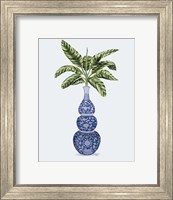 Chinoiserie Vase 7, With Plant Fine Art Print