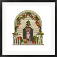 Christmas Des - Christmas Kennel - Williamsburg Fine Art Print