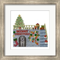 Christmas Des - Christmas Kennel - Bauble Fine Art Print