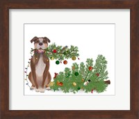 Christmas Des - Broken Tree Fine Art Print