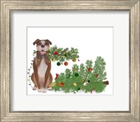 Christmas Des - Broken Tree Fine Art Print