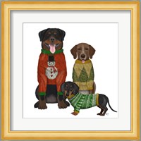 Christmas Des - Ugly Christmas Sweater Competition Fine Art Print