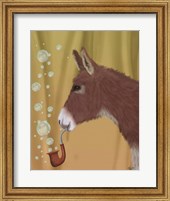 Donkey Bubble Pipe, Portrait Fine Art Print