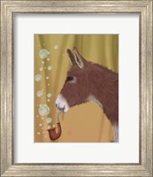 Donkey Bubble Pipe, Portrait Fine Art Print