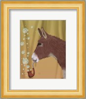 Donkey Bubble Pipe, Portrait Fine Art Print