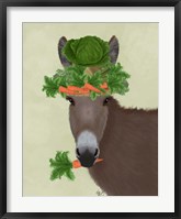 Donkey Carrot Hat Fine Art Print