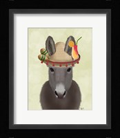 Donkey Sombrero Fine Art Print