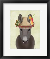 Donkey Sombrero Fine Art Print
