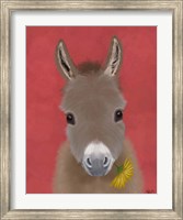 Donkey Yellow Flower Fine Art Print