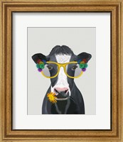 Cow and Flower Glasses Fine Art Print