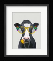 Cow and Flower Glasses Fine Art Print