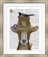 Goat In Straw Hat Book Print Fine Art Print