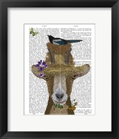 Goat In Straw Hat Book Print Fine Art Print