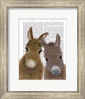 Donkey Duo, Looking at You Book Print Fine Art Print