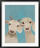 Goat Duo, Looking at You Fine Art Print