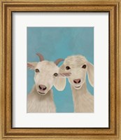 Goat Duo, Looking at You Fine Art Print
