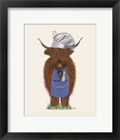 Highland Cow Chef Fine Art Print