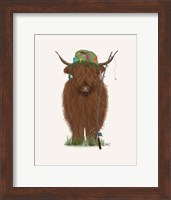Highland Cow Fisherman Fine Art Print