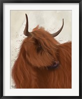 Highland Cow 2, Portrait Fine Art Print