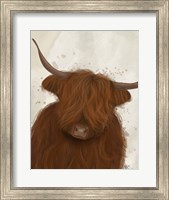 Highland Cow 3, Portrait Fine Art Print