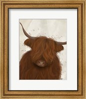 Highland Cow 3, Portrait Fine Art Print