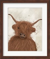 Highland Cow 8, Portrait Fine Art Print