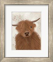 Highland Cow 10, Portrait Fine Art Print
