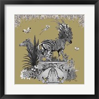 Livoris Feritas Zebra Design, Square Fine Art Print