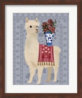 Llama Chinoiserie 2 Fine Art Print