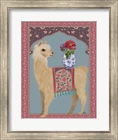 Llama Chinoiserie 3 Fine Art Print