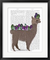Llama Owls, Full Book Print Fine Art Print
