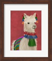 Llama Traditional 1, Portrait Fine Art Print