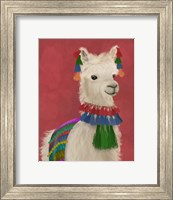 Llama Traditional 1, Portrait Fine Art Print