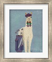 Llama Golfing Fine Art Print