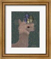 Llama Owls, Portrait Fine Art Print