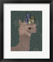 Llama Owls, Portrait Fine Art Print