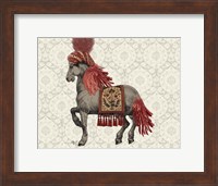 Niraj Horse, Red Fine Art Print