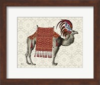 Niraj Camel, Red Fine Art Print