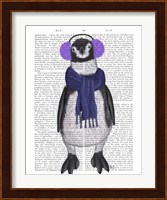 Penguin Ear Muffs Book Print Fine Art Print