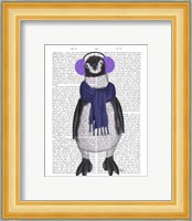 Penguin Ear Muffs Book Print Fine Art Print