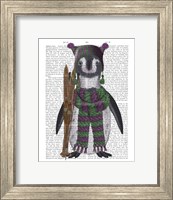 Penguin Skis Book Print Fine Art Print