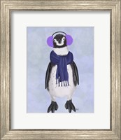 Penguin Ear Muffs Fine Art Print